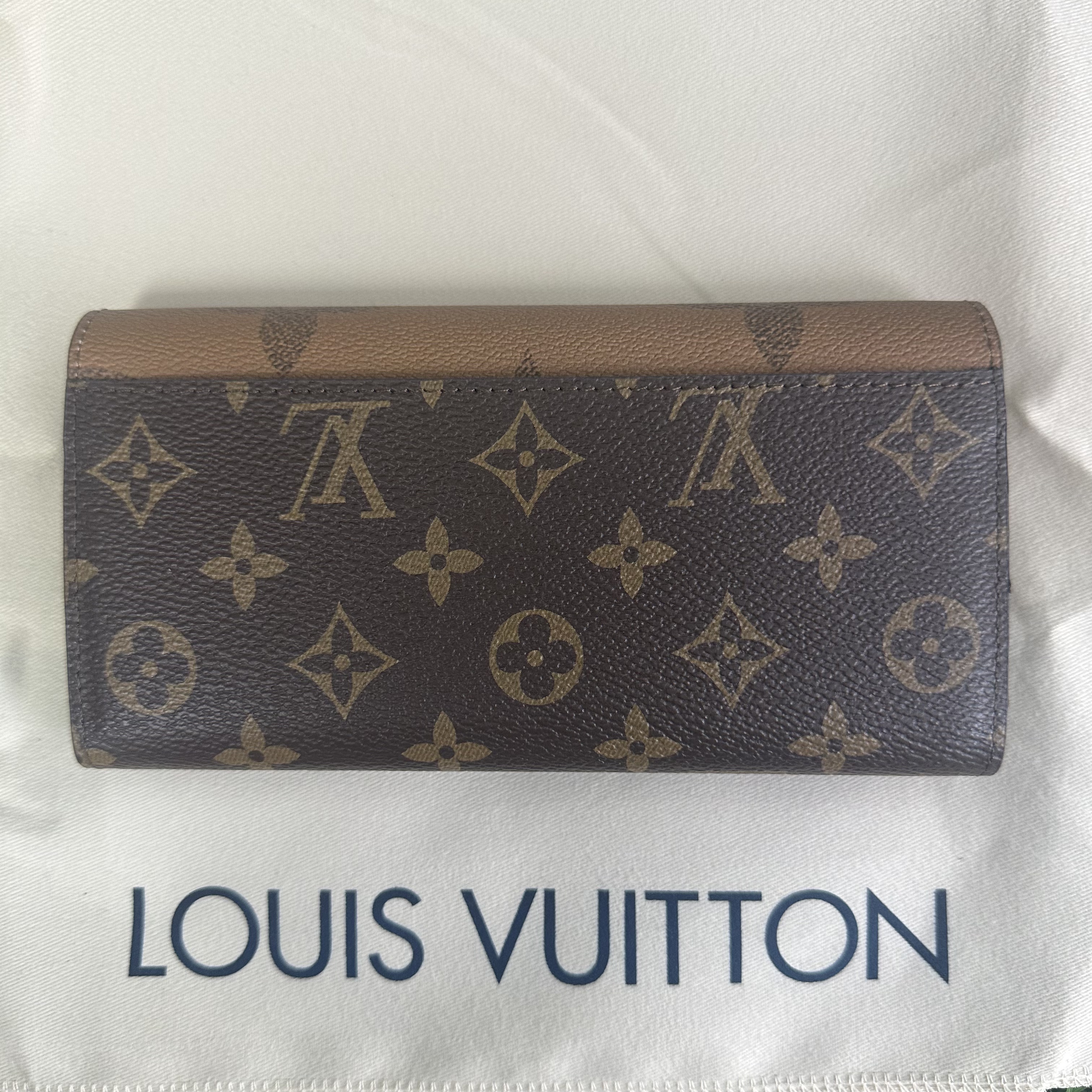 ルイ ヴィトン LOUIS VUITTON 財布 長財布 モノグラム・キャンバス モノグラム・リバース ジャイアント キャンバス ポルトフォイユ・サラ M80726