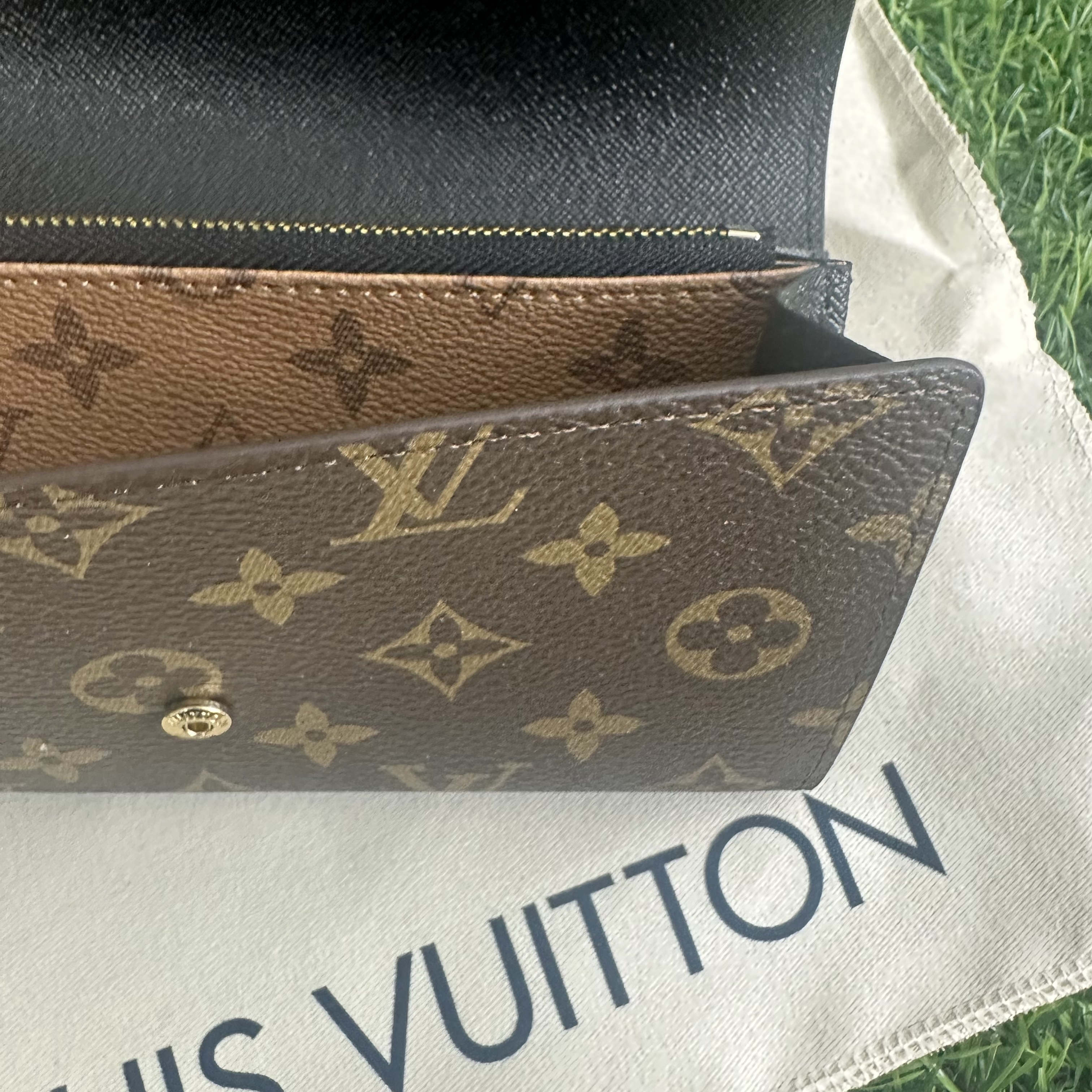 ルイ ヴィトン LOUIS VUITTON 財布 長財布 モノグラム・キャンバス モノグラム・リバース ジャイアント キャンバス ポルトフォイユ・サラ M80726