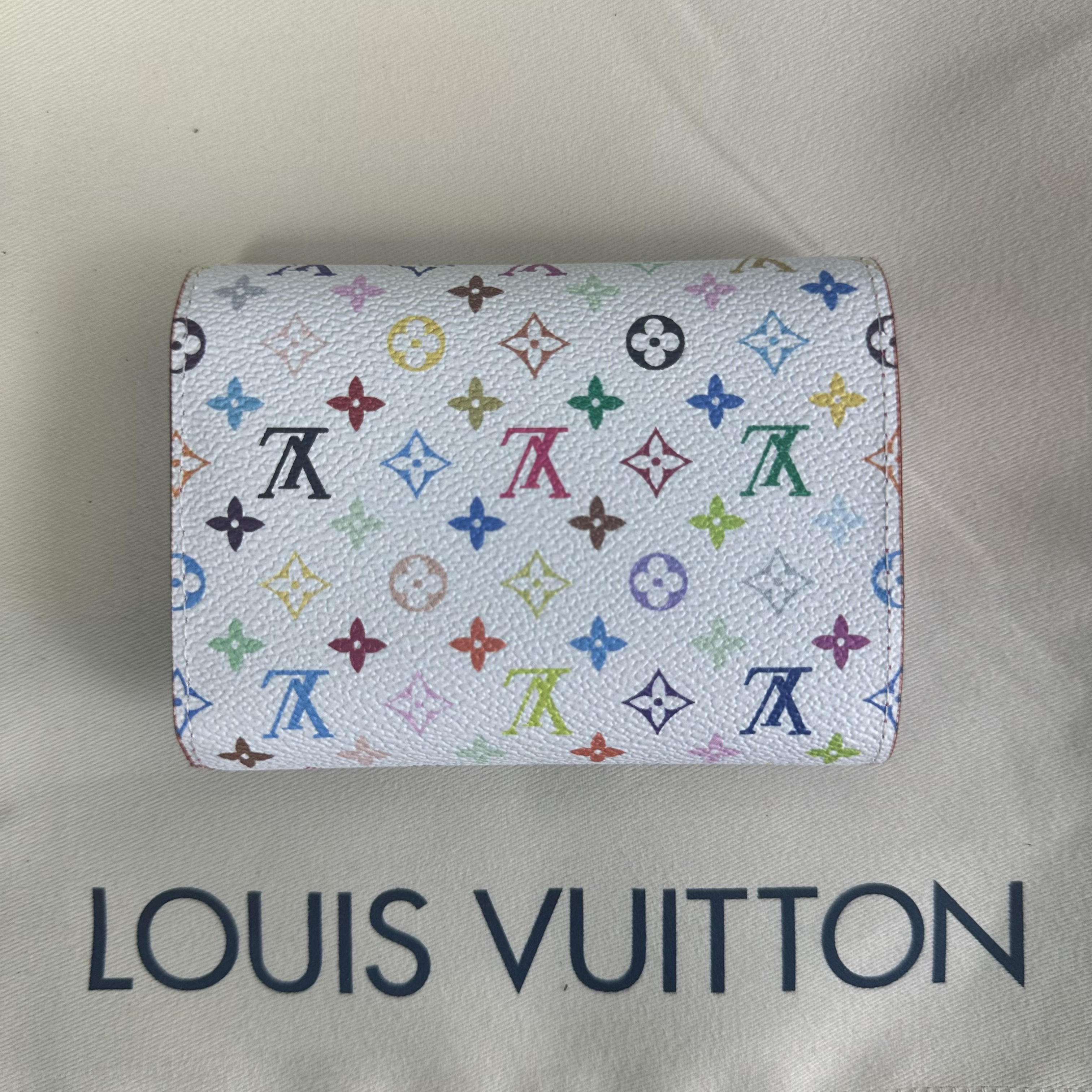 ルイヴィトン LOUIS VUITTON 村上隆 折財布 三つ折り財布 コンパクトウォレット LV×TM ポルトフォイユ･ヴィクトリーヌ M28387