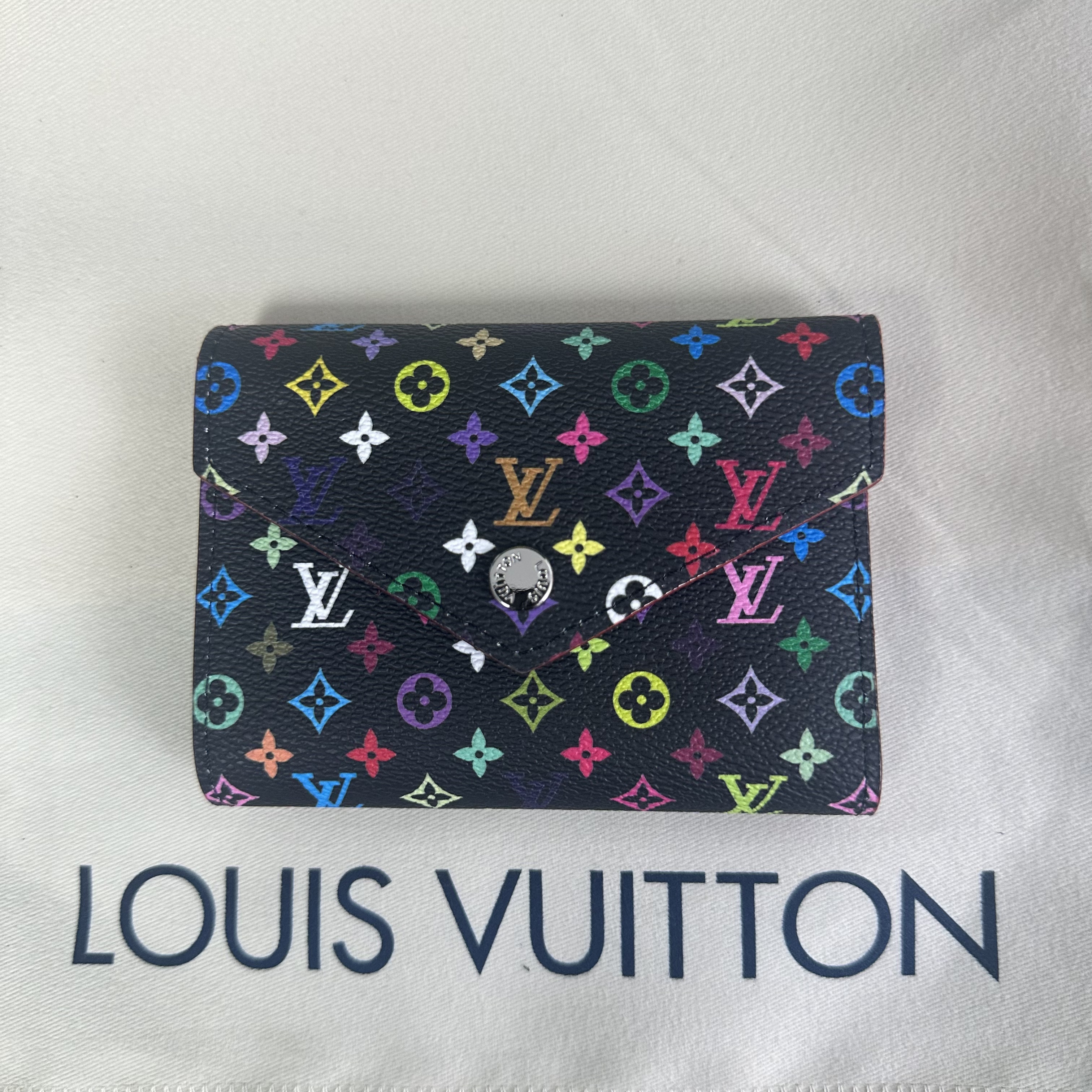 LOUIS VUITTON ルイ･ヴィトン ポルトフォイユ･ヴィクトリーヌ 村上隆 村上隆 折財布 三つ折り財布 コンパクトウォレット LV×TM M14163