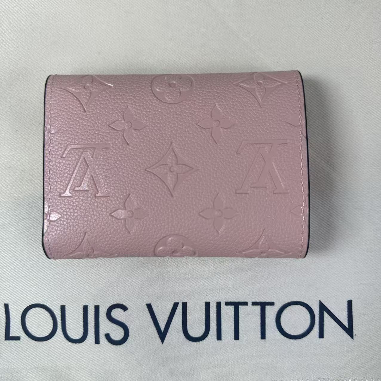 LOUIS VUITTON ルイ ヴィトン モノグラム・アンプラント ポルトフォイユ・ヴィクトリーヌ 小銭入れ付き 三つ折り財布