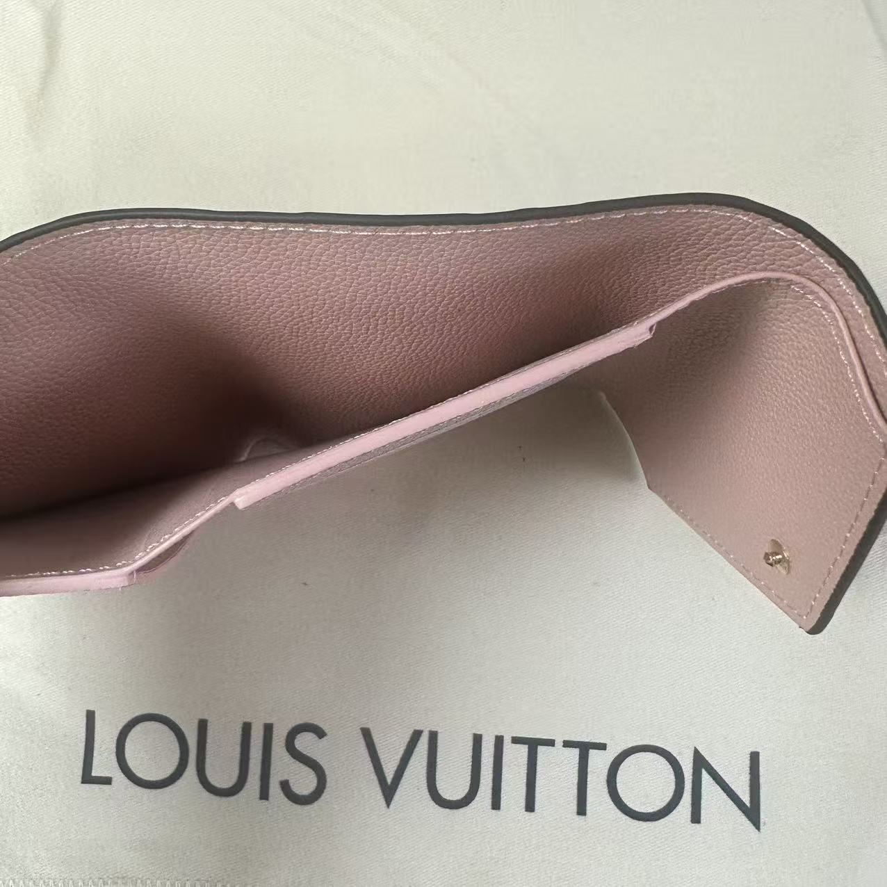 LOUIS VUITTON ルイ ヴィトン モノグラム・アンプラント ポルトフォイユ・ヴィクトリーヌ 小銭入れ付き 三つ折り財布