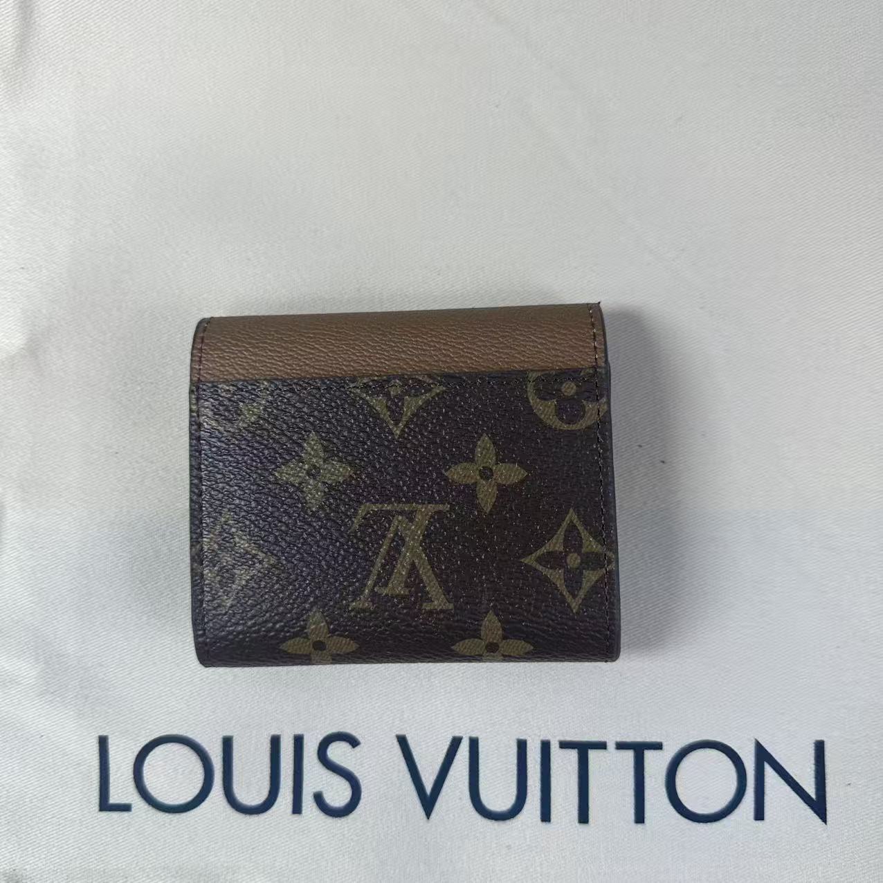 ルイヴィトン LOUIS VUITTON 三つ折り財布 財布 モノグラム/モノグラム・リバース ポルトフォイユ・ゾエ M80725 ヴィトン