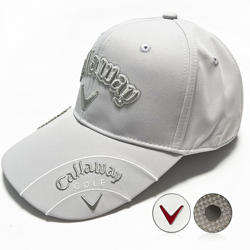 キャロウェイ ゴルフ キャップ メンズ ツアータフタキャップ 帽子 刺繍 ロゴ ブランド ボールキャップ 軽量 Golf JM ツアーキャップ