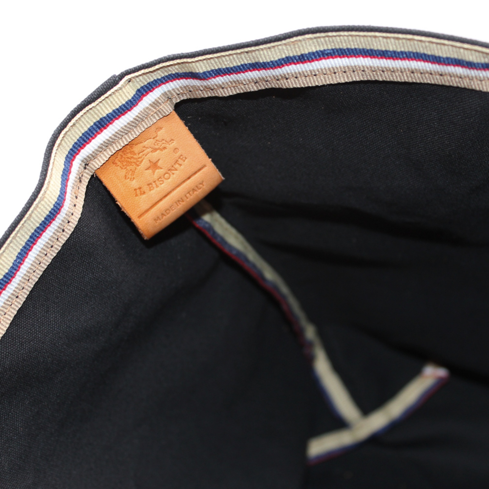 IL BISONTE イルビゾンテ トートバッグ バッグ カバン サインプリント レザー＆キャンバス トート ファッション 鞄 A4可 レディース メンズ キャンバス ロゴ ブランド サイントート サイン入り Shoulder Bag