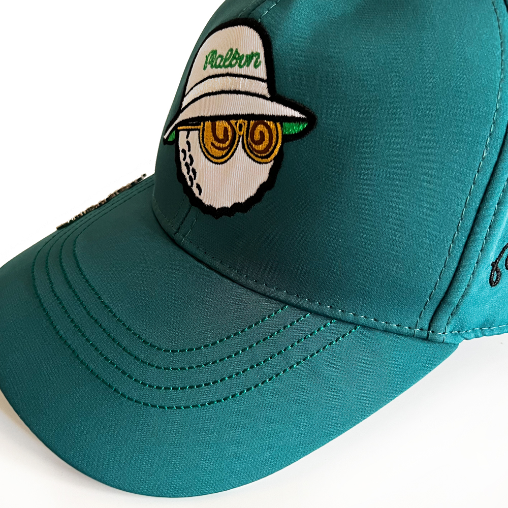 マルボンキャップ メンズ ゴルフ 帽子 UVカット 紫外線対策 日焼け防止 深め つば広 ベースボールキャップ ロゴキャップ スポーツ