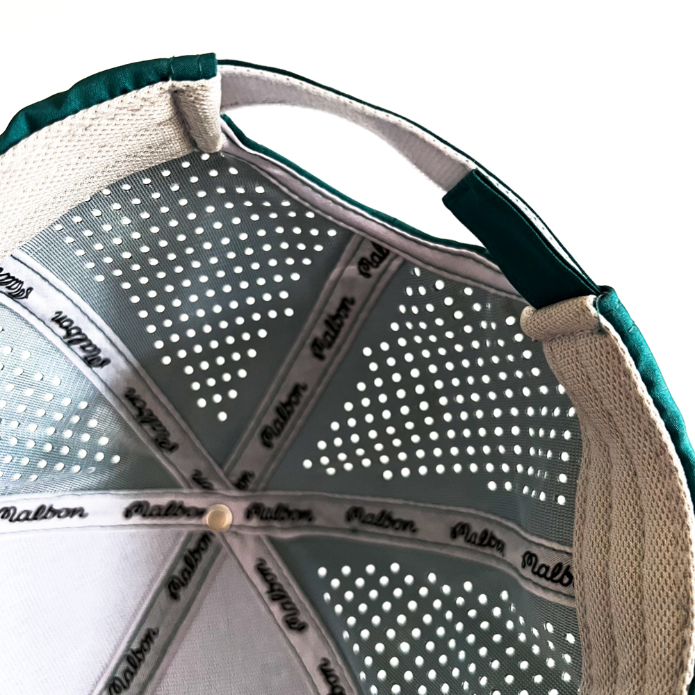 マルボンキャップ メンズ ゴルフ 帽子 UVカット 紫外線対策 日焼け防止 深め つば広 ベースボールキャップ ロゴキャップ スポーツ