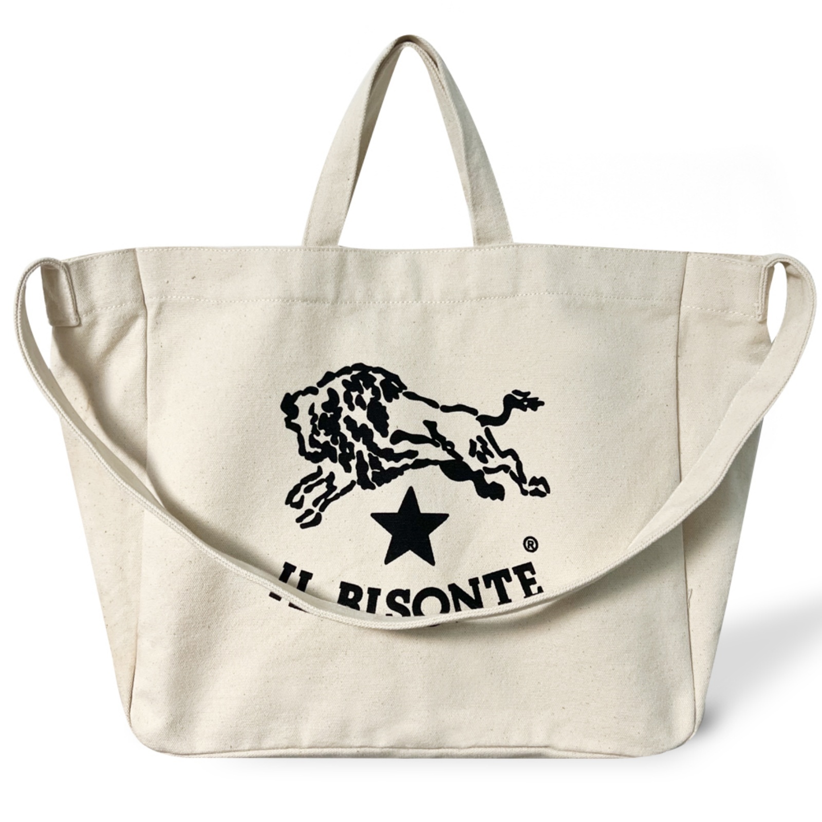 イルビゾンテ IL BISONTE トートバッグ 軽量 キャンバス バッグ ショルダーバッグ