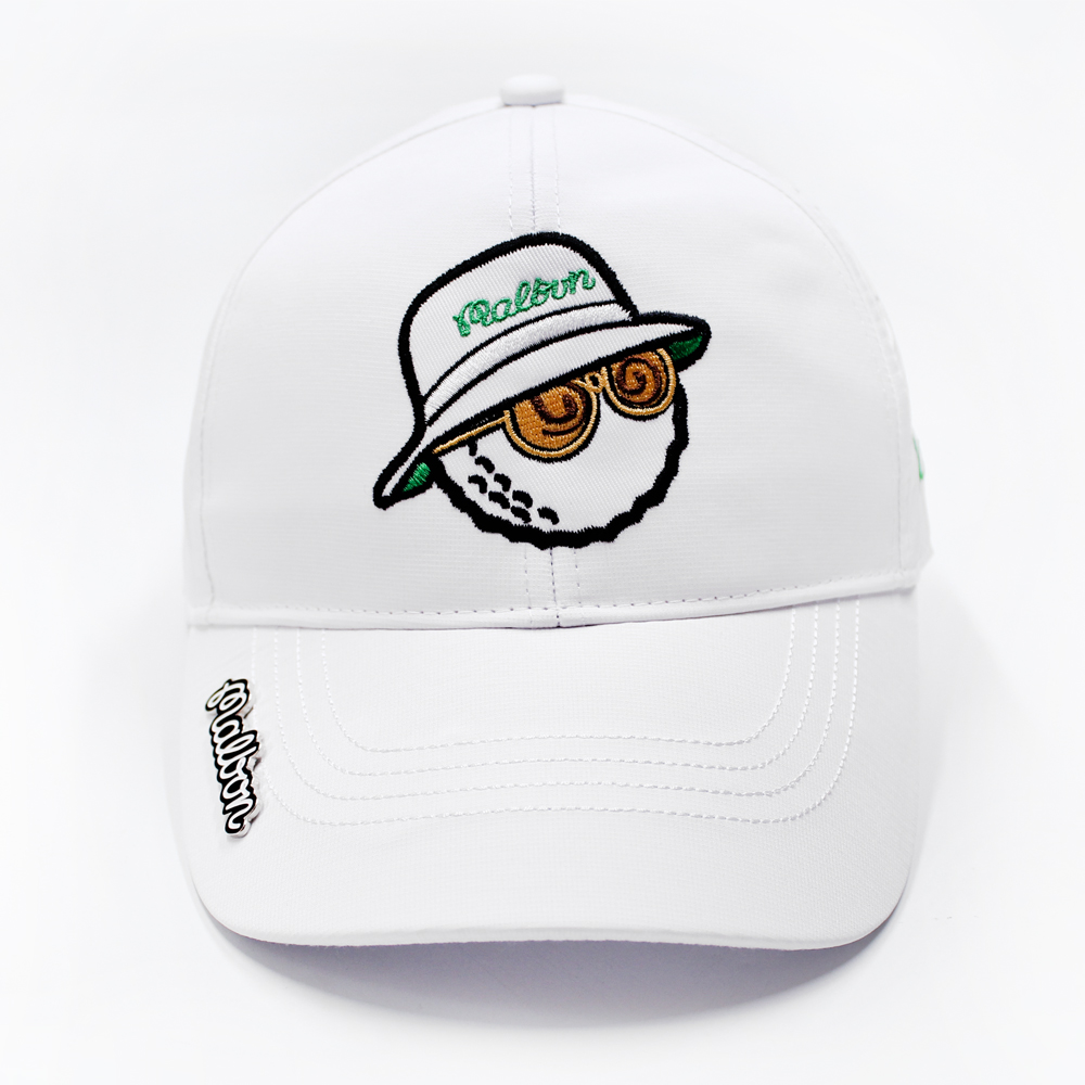 マルボンキャップ メンズ ゴルフ 帽子 UVカット 紫外線対策 日焼け防止 深め つば広 ベースボールキャップ ロゴキャップ スポーツ