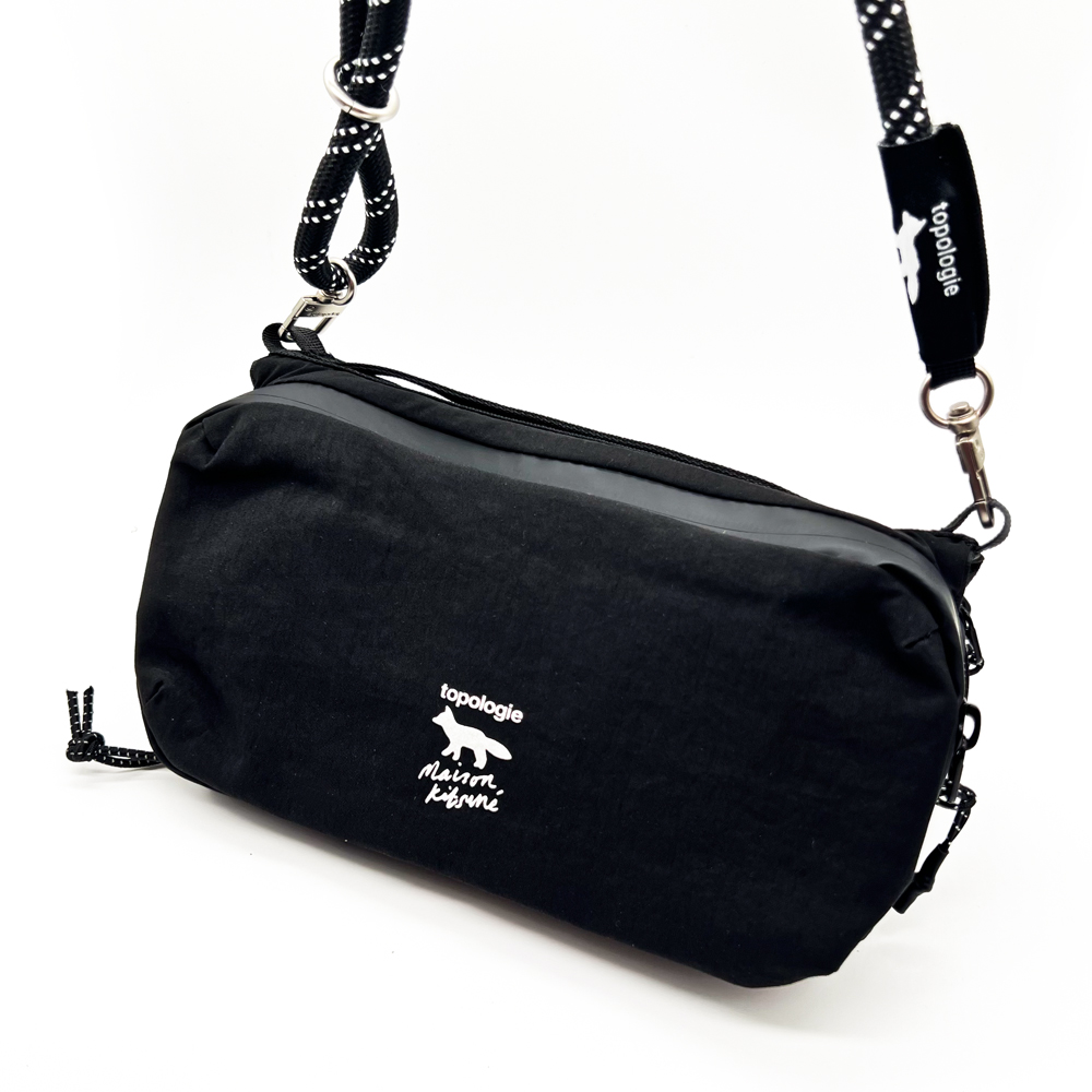 MAISON KITSUNE x TOPOLOGIE トポロジー メゾンキツネ  Bottle Sacoche ボトルサコッシュ ナイロンバッグト ショルダーバッグ バッグ
