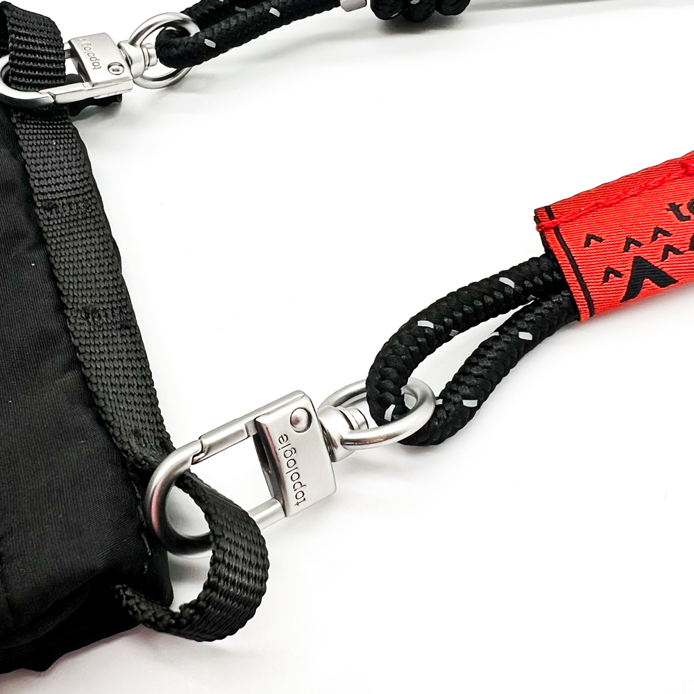 Topologieトポロジー Phone Sacoche フォンサコッシュ 男女兼用 ストラップ付 ミニショルダーバッグ スマホバッグ ブラック モスグリーン