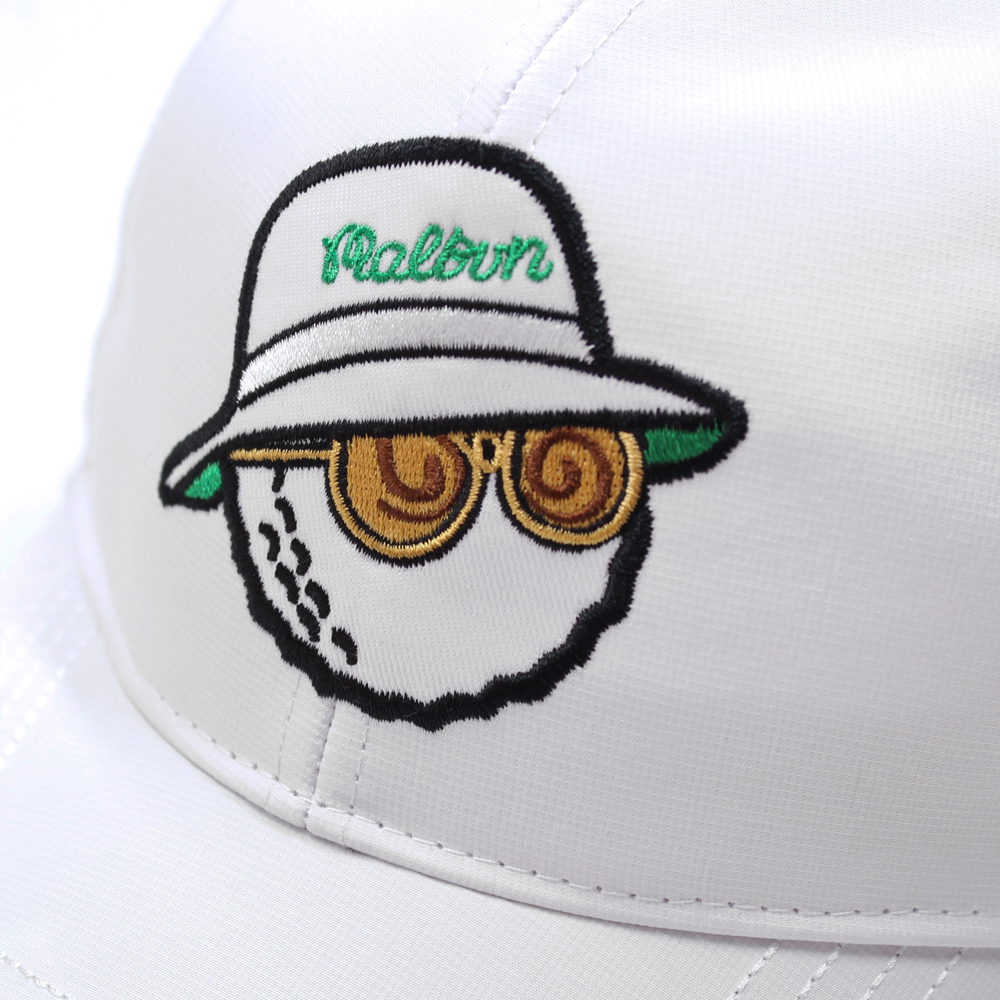 マルボンキャップ メンズ ゴルフ 帽子 UVカット 紫外線対策 日焼け防止 深め つば広 ベースボールキャップ ロゴキャップ スポーツ