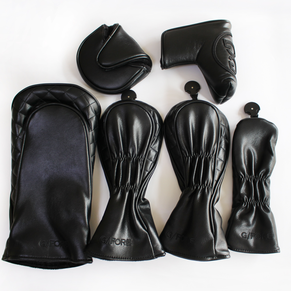 G/FORE ジーフォア ゴルフ ヘッドカバー パターカバー ブレード型 マレット型 ドライバー ウッド用カバー ユーティリティ 5点セット/6点セット 防水仕様 番手付き