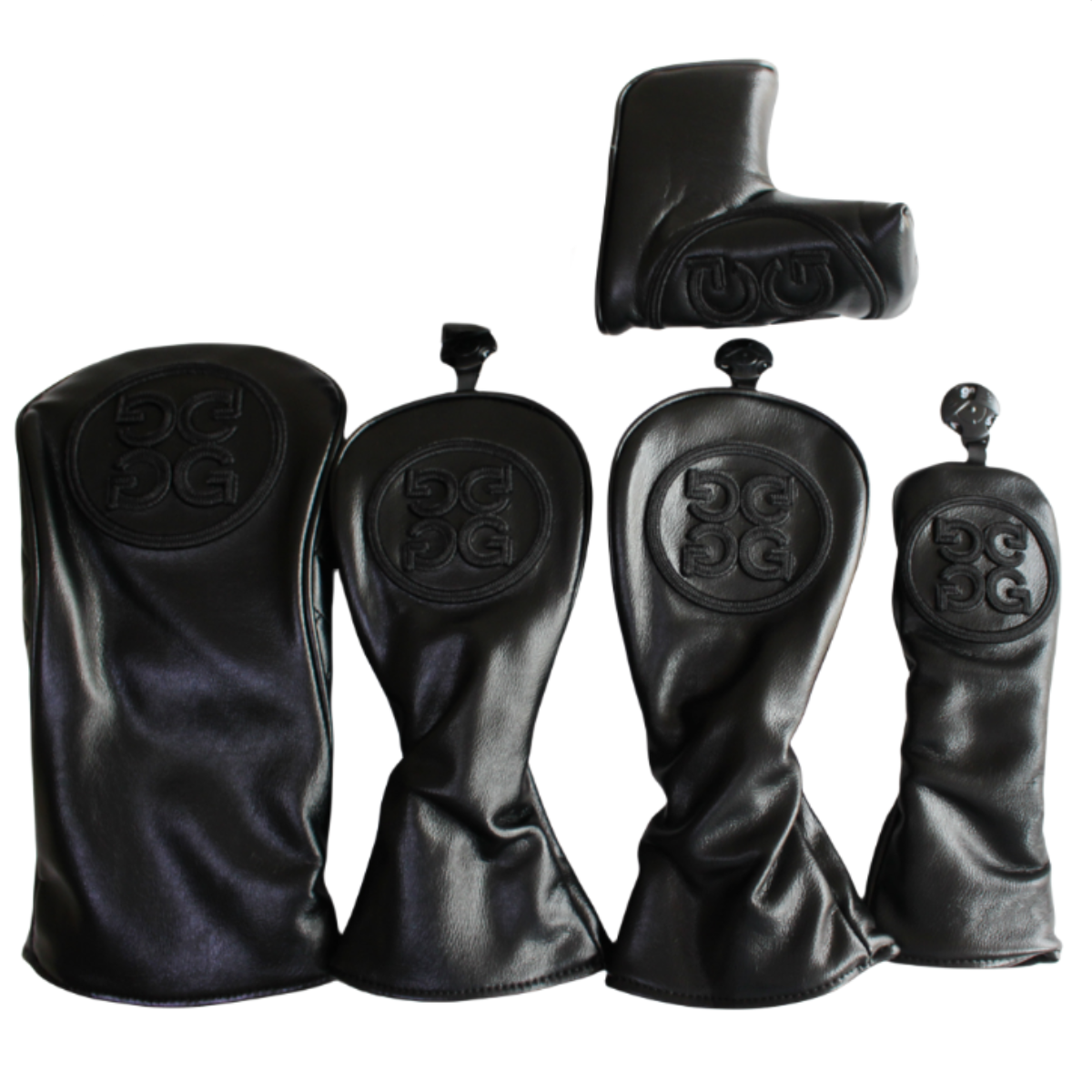 G/FORE ジーフォア ゴルフ ヘッドカバー パターカバー ブレード型 マレット型 ドライバー ウッド用カバー ユーティリティ 5点セット/6点セット 防水仕様 番手付き