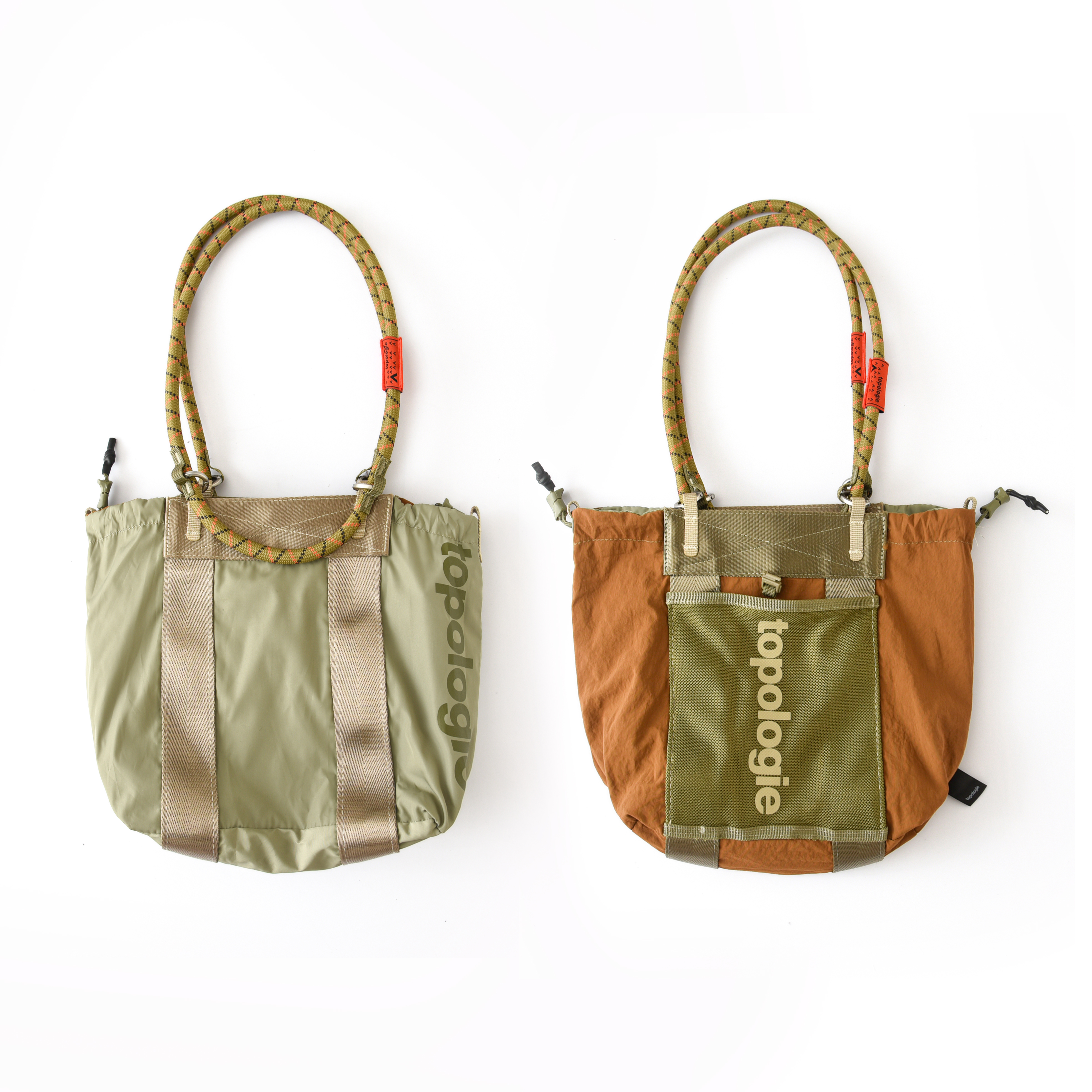 Topologie トポロジー トートバッグ リバーシブル 大容量 ショルダー付き 両面使用 多機能トート ナイロン製