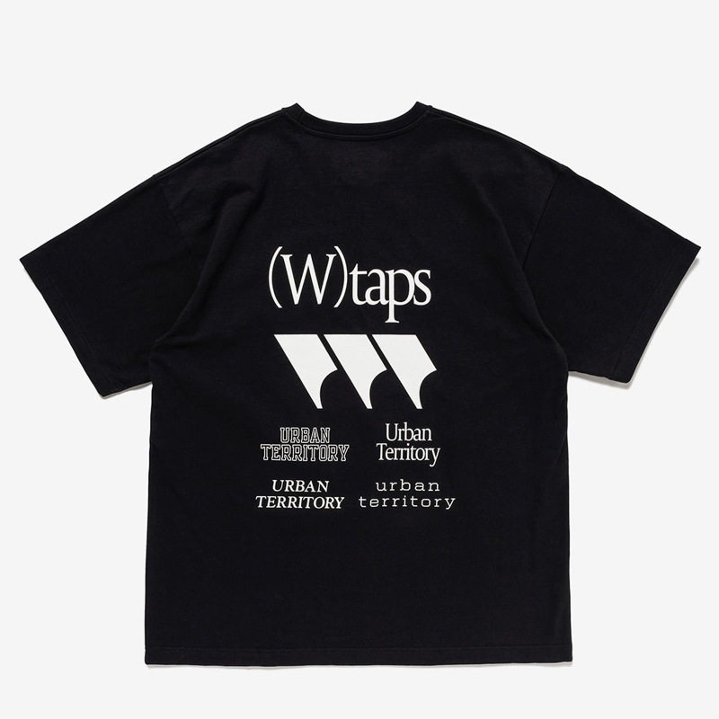 [Copy]WTAPS（ダブルタップス） Tシャツ 半袖 コットン ホワイト ブラック