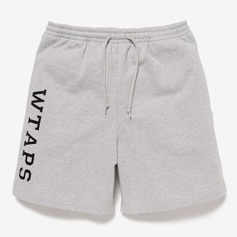 WTAPS ダブルタップス アカデミー ショートパンツ コットン スウェット ハーフ ブラック グレー