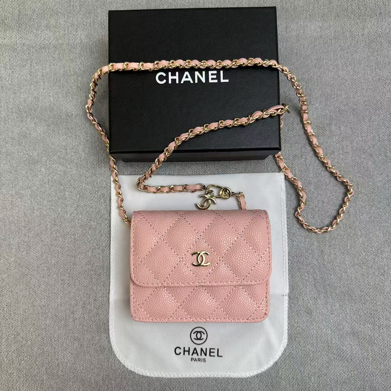CHANEL シャネル マトラッセ チェーンウォレット ポシェット ココマーク ショルダーバッグ