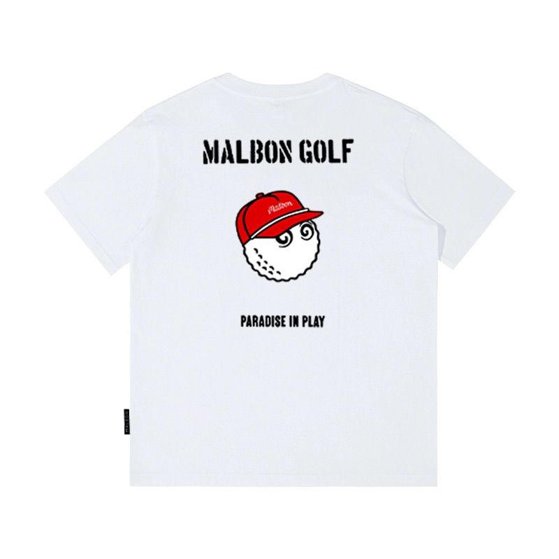 말본 Malbon golf 골프 웨어 티셔츠 