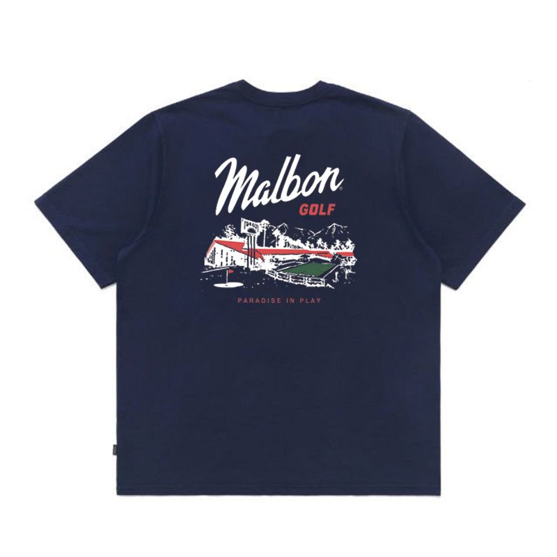 말본 Malbon golf 골프 웨어 티셔츠 