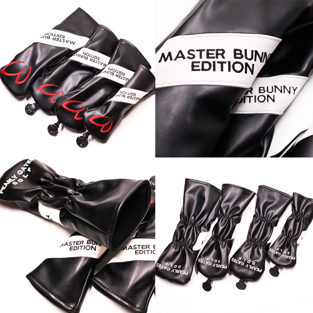 マスターバニー パーリーゲイツゴルフ ヘッドカバー セットカバー 4点セット