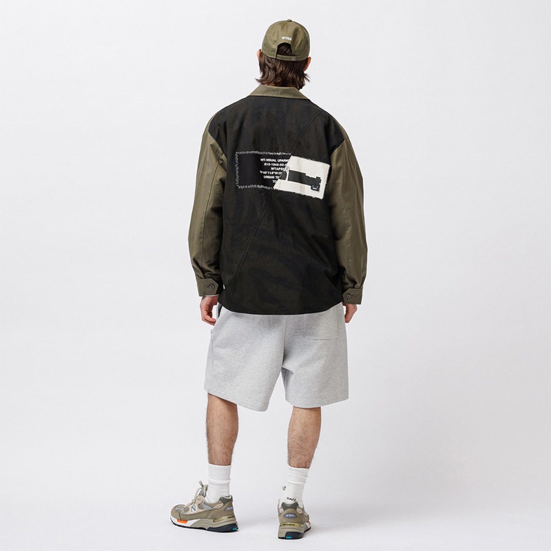 WTAPS ダブルタップス アカデミー ショートパンツ コットン スウェット ハーフ ブラック グレー