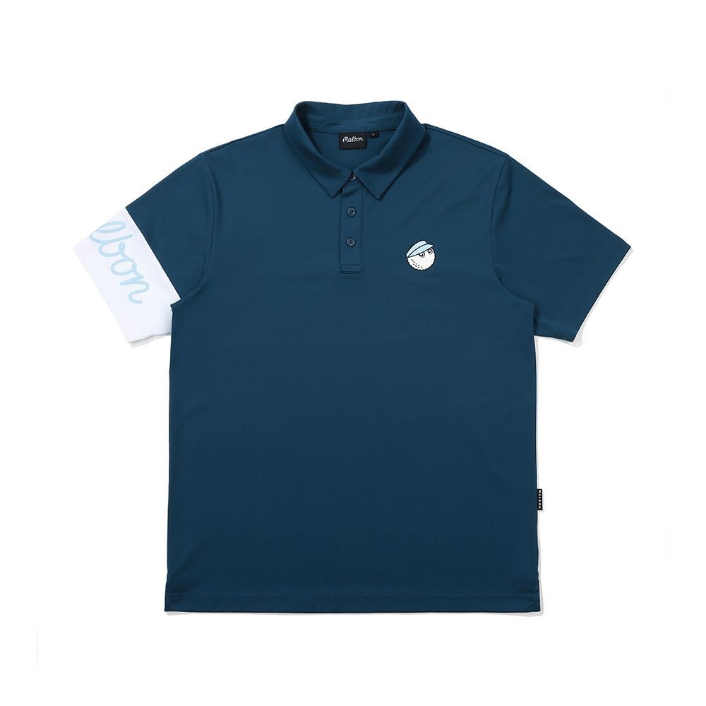 マルボンゴルフ malbon golf ゴルフウェア ポロシャツ トップス 半袖 メンズ