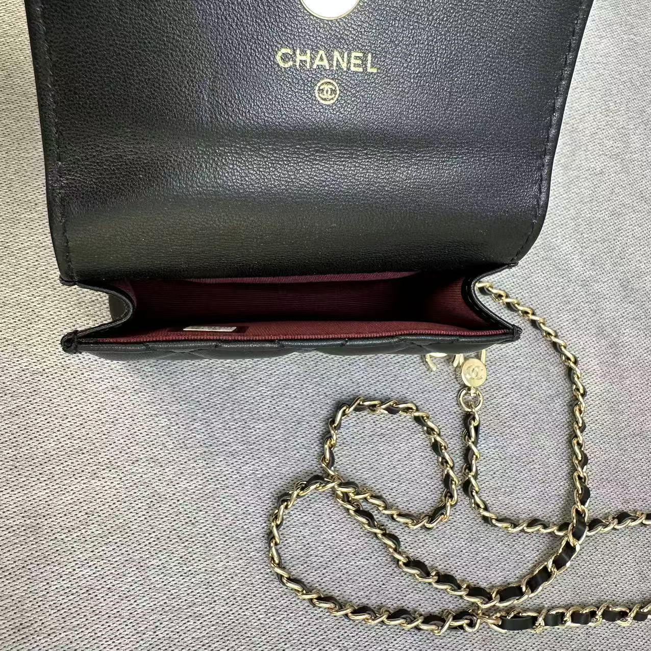 CHANEL シャネル マトラッセ チェーンウォレット ポシェット ココマーク ショルダーバッグ