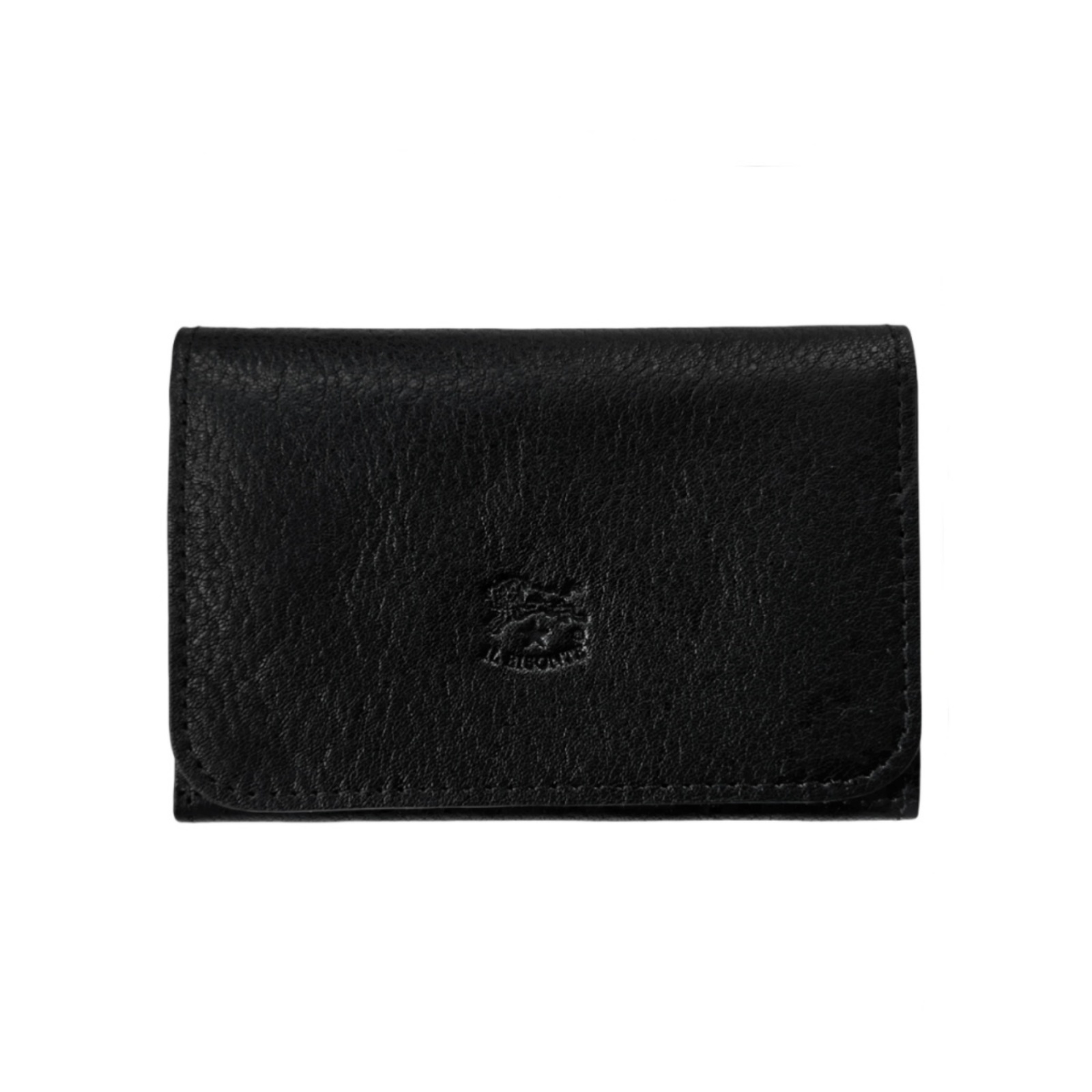 イルビゾンテ IL BISONTE 名刺入れ カードケース 名刺クリップ 2つ折り レザー 名刺ケース 牛革 ブランド カード入れ 大容量 薄型 おしゃれ ビジネス メンズ レディース ブラック ブラウン