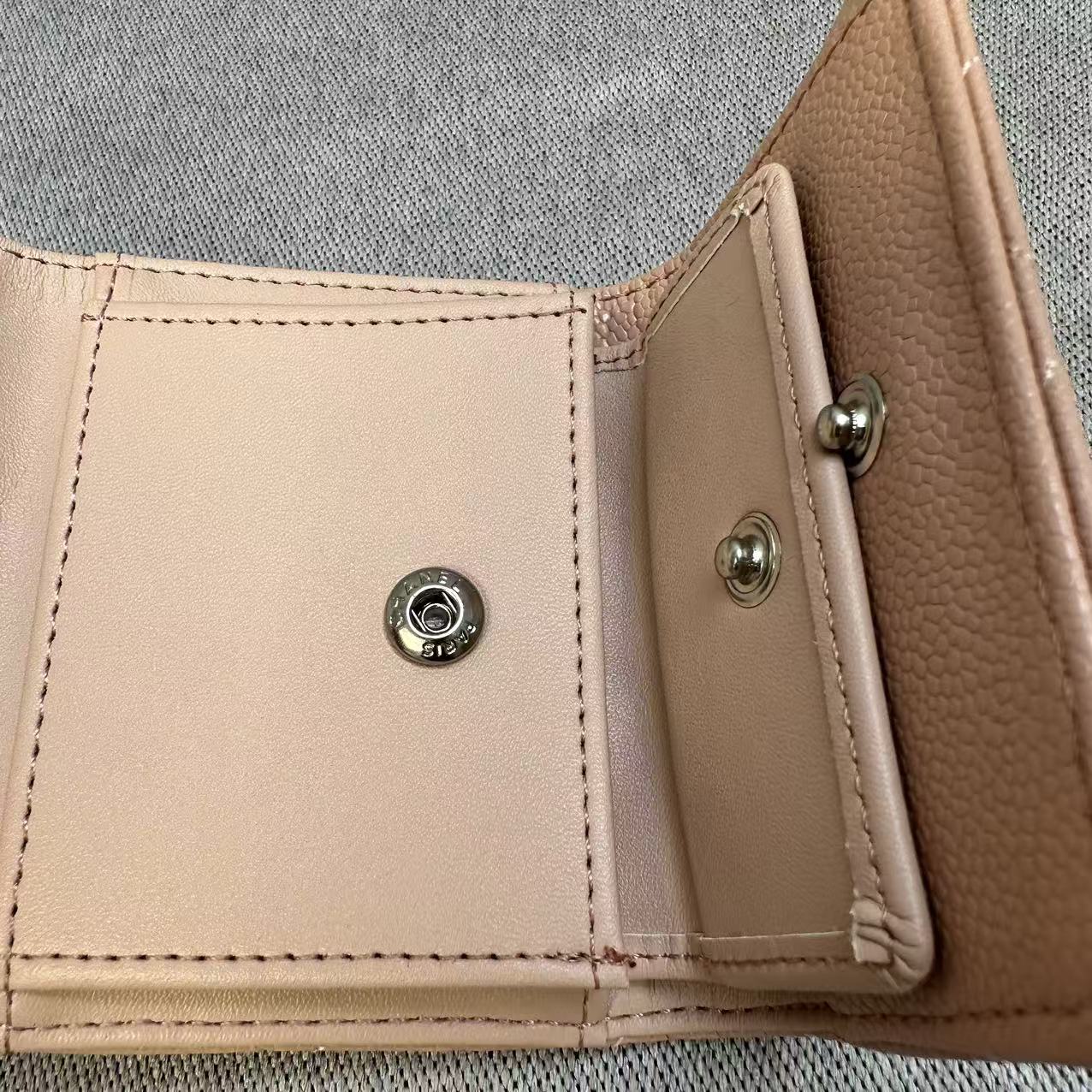 シャネル CHANEL 三つ折り財布 スモール フラップ ウォレット 財布 スター 星 