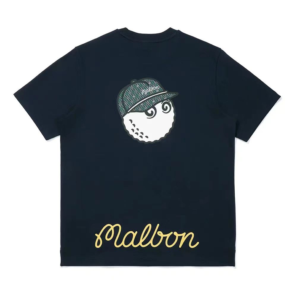 말본 Malbon golf 골프 웨어 티셔츠 