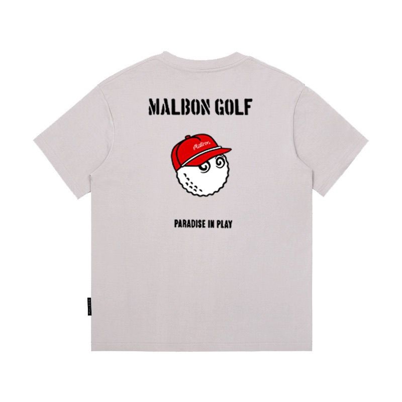 말본 Malbon golf 골프 웨어 티셔츠 