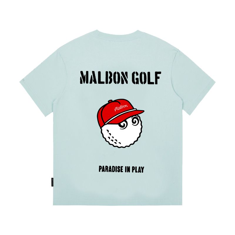 말본 Malbon golf 골프 웨어 티셔츠 