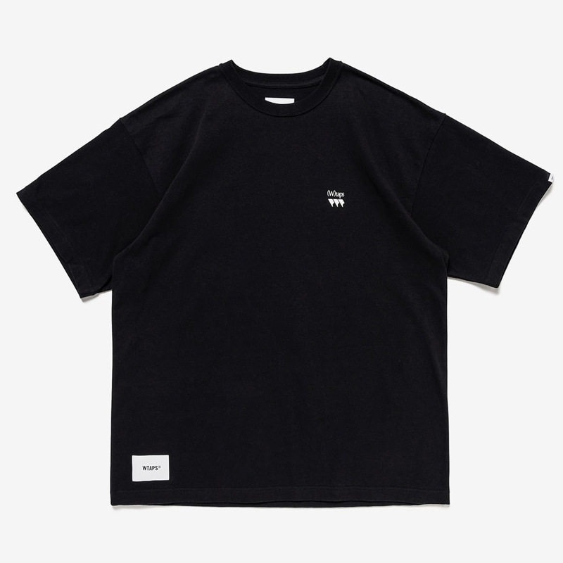 [Copy]WTAPS（ダブルタップス） Tシャツ 半袖 コットン ホワイト ブラック