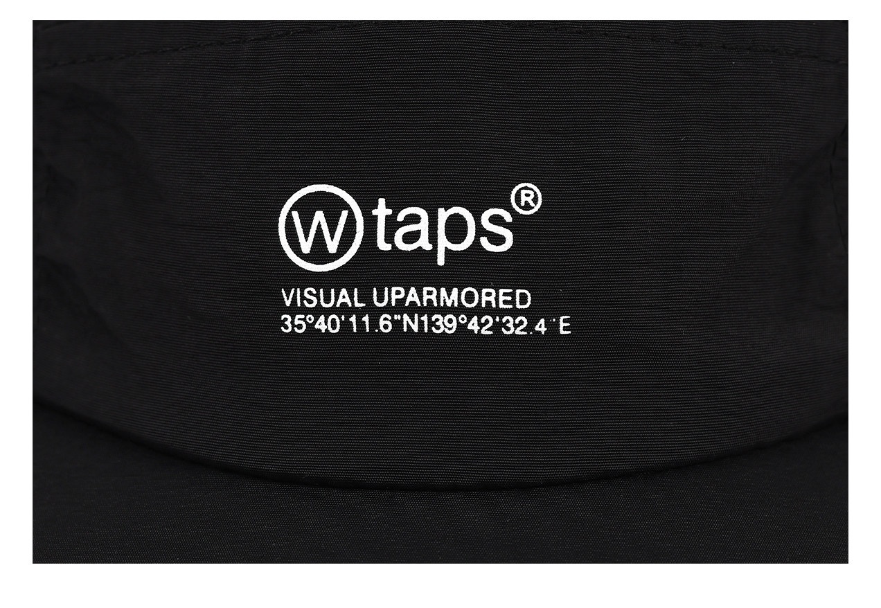 WTAPS ダブルタップス ベースボールキャップ プリント ナイロン メンズ UVカット アウトドア