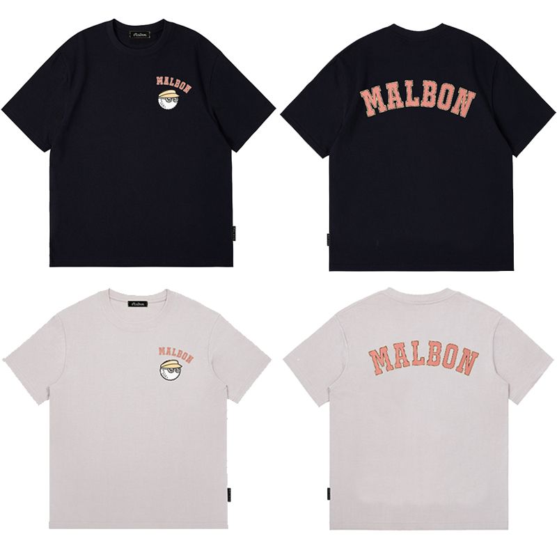말본 Malbon golf 골프 웨어 티셔츠 