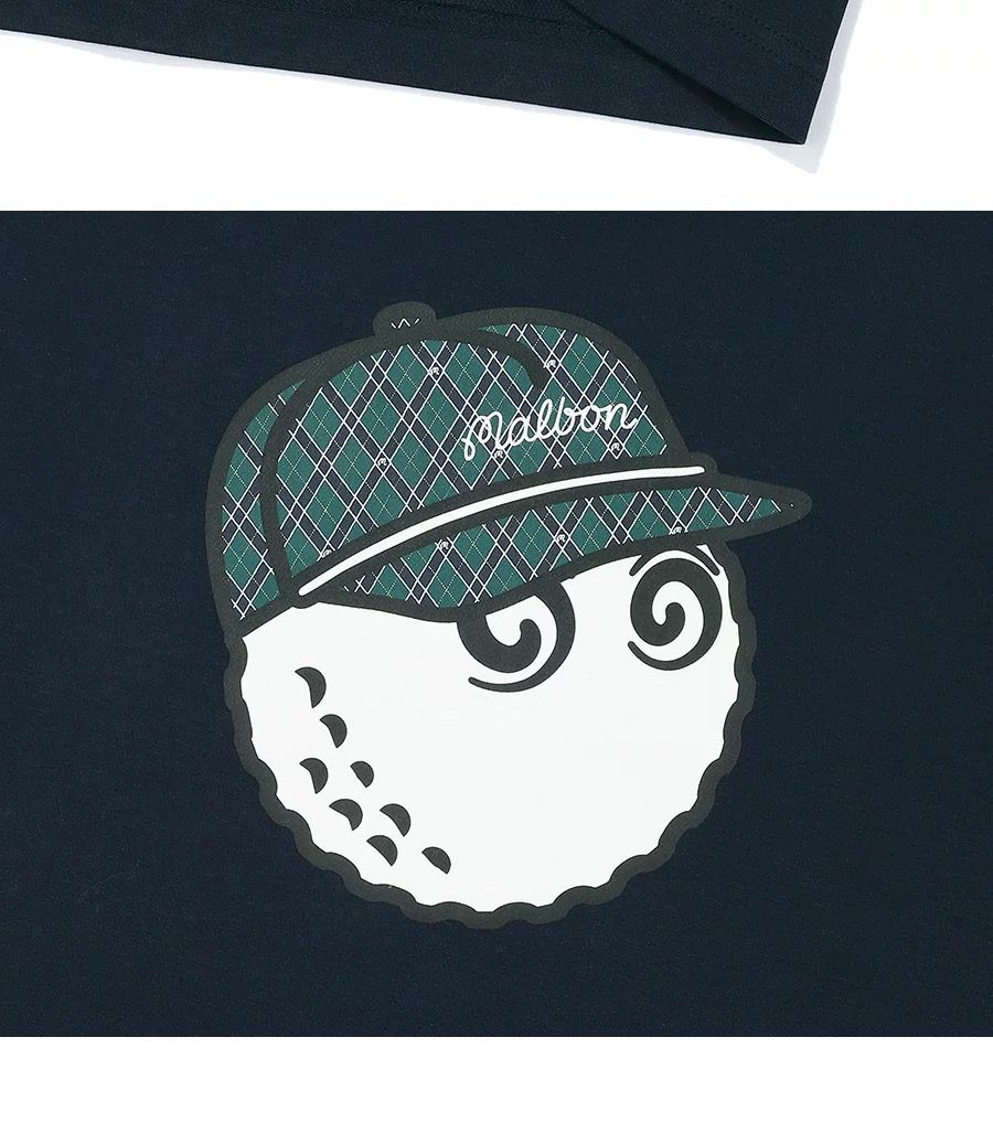 말본 Malbon golf 골프 웨어 티셔츠 