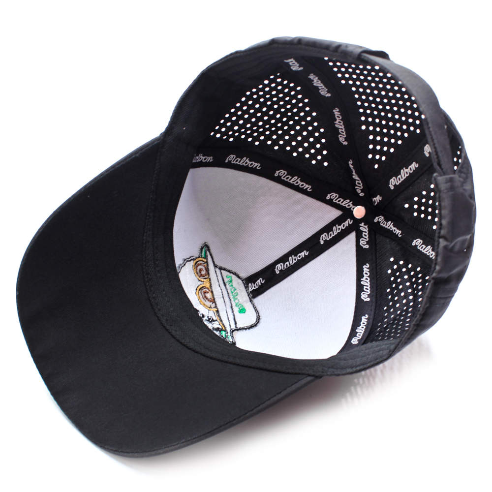 マルボンキャップ メンズ ゴルフ 帽子 UVカット 紫外線対策 日焼け防止 深め つば広 ベースボールキャップ ロゴキャップ スポーツ