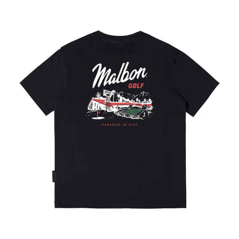 말본 Malbon golf 골프 웨어 티셔츠 