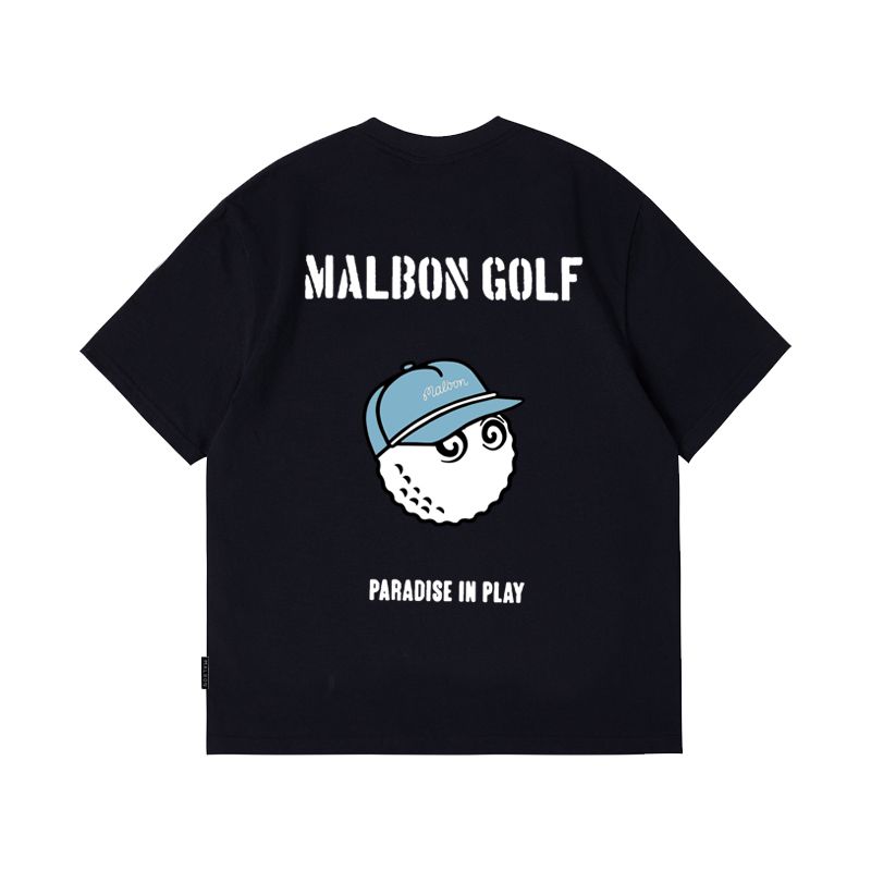 말본 Malbon golf 골프 웨어 티셔츠 