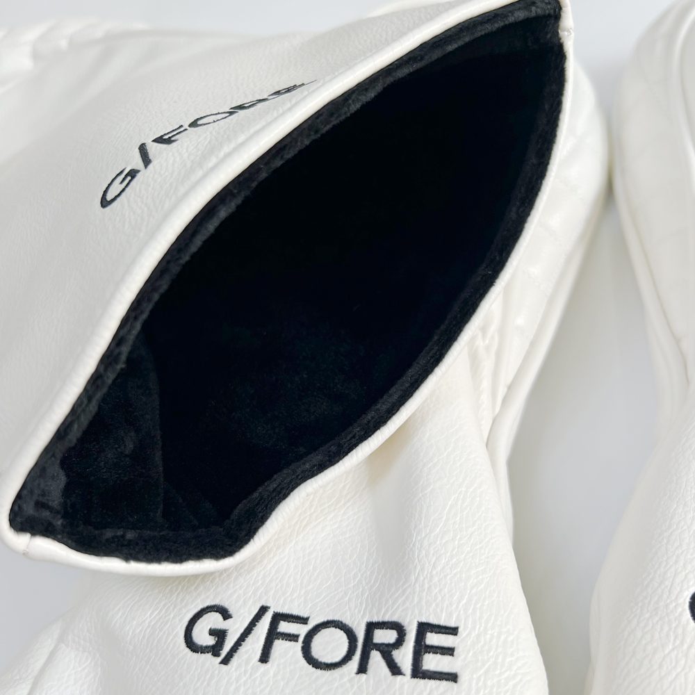 G/FORE ジーフォア ゴルフ ヘッドカバー パターカバー ブレード型 マレット型 ドライバー ウッド用カバー ユーティリティ 5点セット/6点セット 防水仕様 番手付き