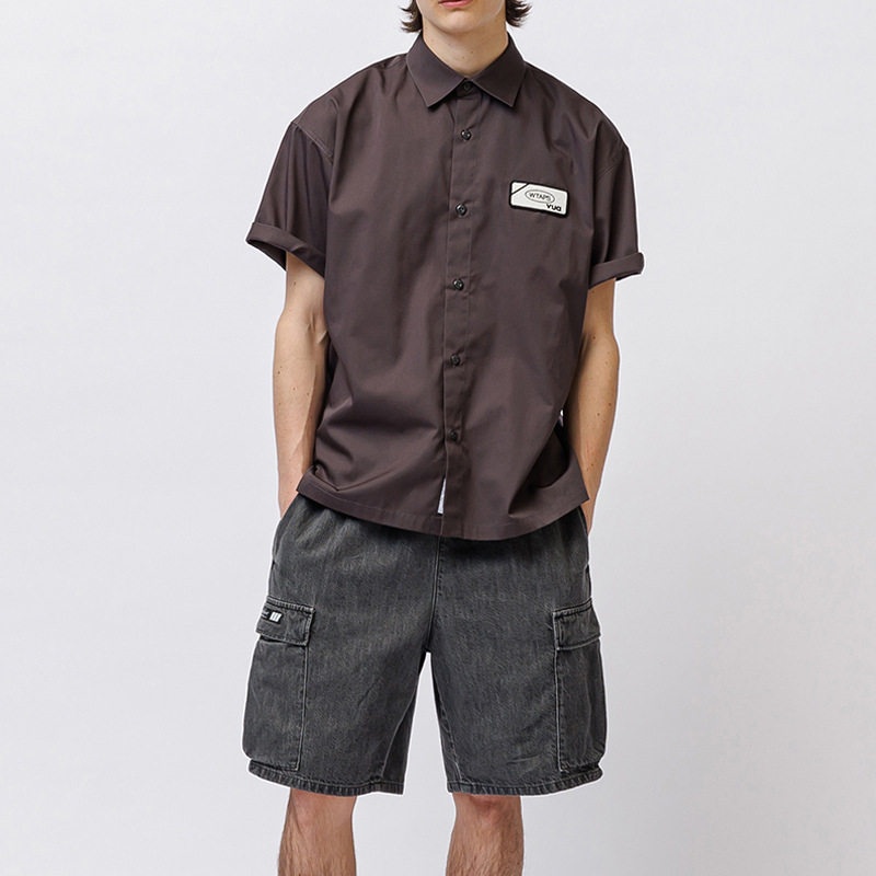 WTAPS（ダブルタップス） VUA 半袖シャツ コットン カジュアルシャツ M/L/XL