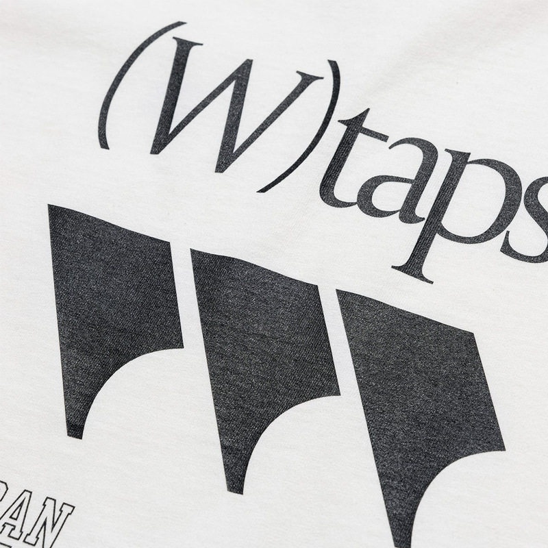 [Copy]WTAPS（ダブルタップス） Tシャツ 半袖 コットン ホワイト ブラック