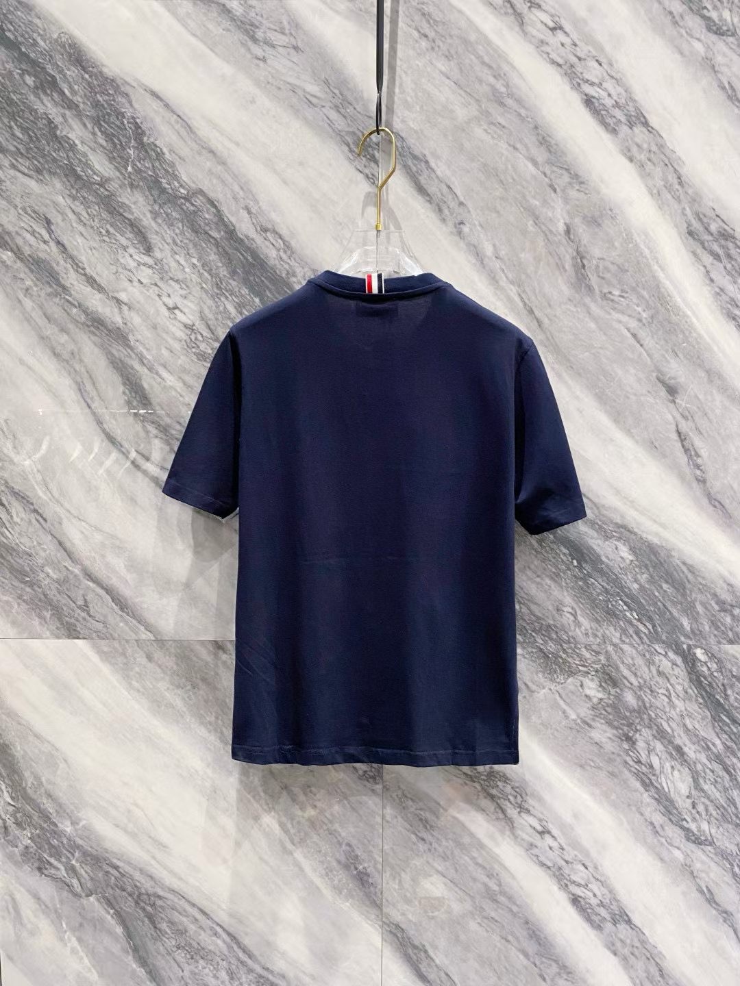 톰브라운 Thom Browne 4바 스트라이프 투톱 반팔 티셔츠 남녀공용