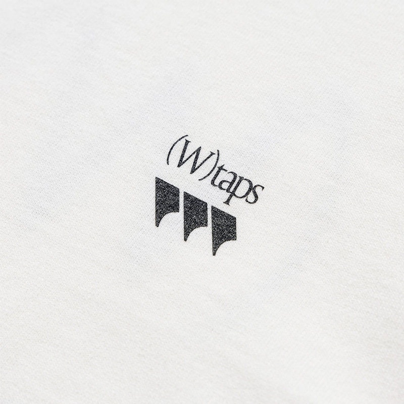 [Copy]WTAPS（ダブルタップス） Tシャツ 半袖 コットン ホワイト ブラック