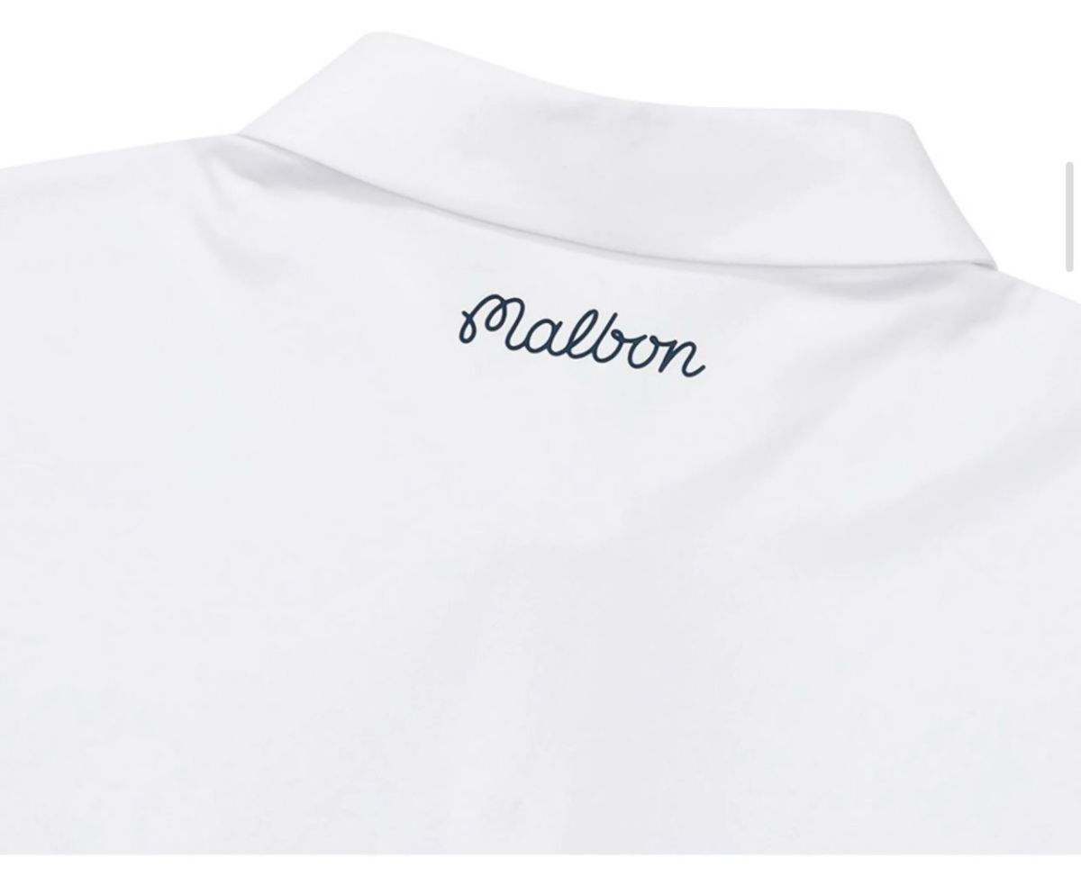 マルボンゴルフ malbon golf ゴルフウェア ポロシャツ トップス 半袖 メンズ