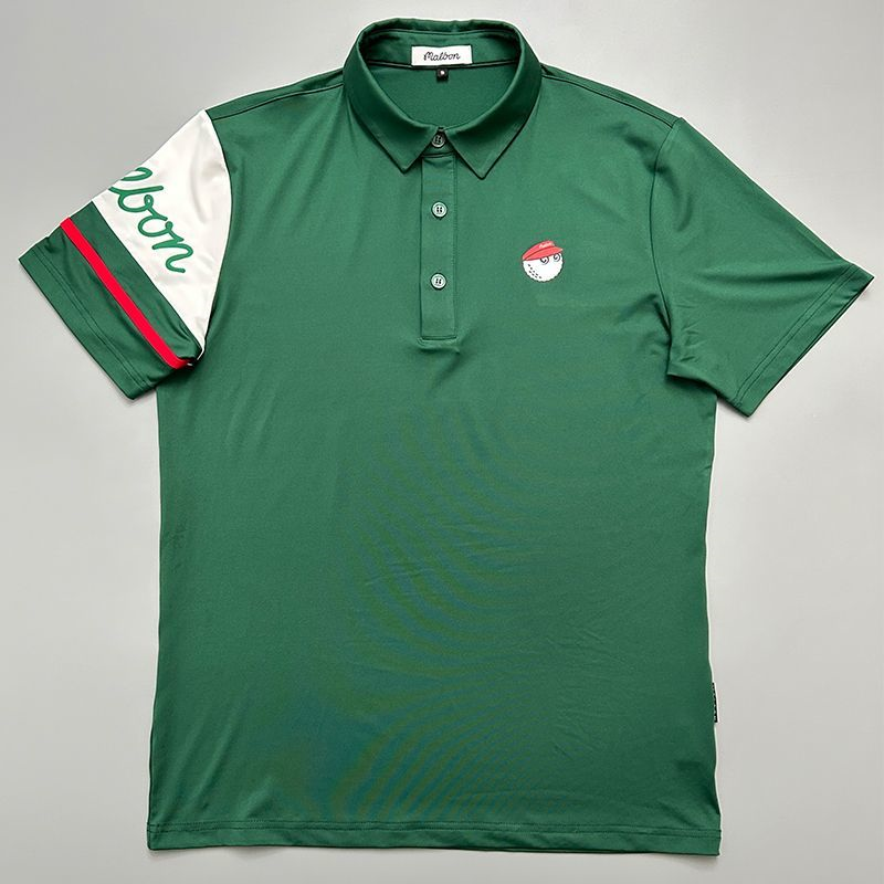 [Copy]マルボンゴルフ malbon golf ゴルフウェア ポロシャツ トップス 半袖 メンズ