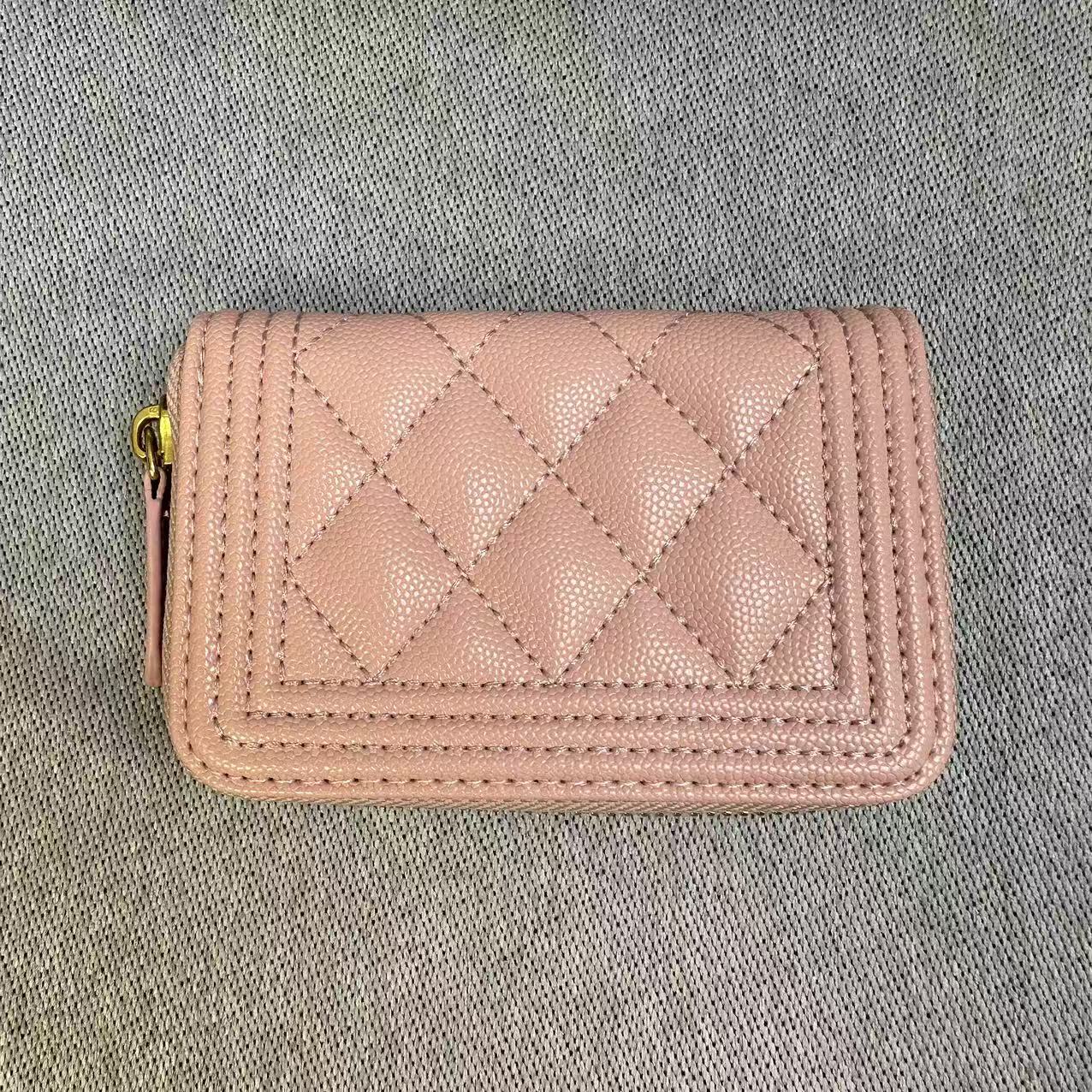 CHANEL シャネル キャビアスキン コインパース コインケース 小銭入れ 折りたたみ財布