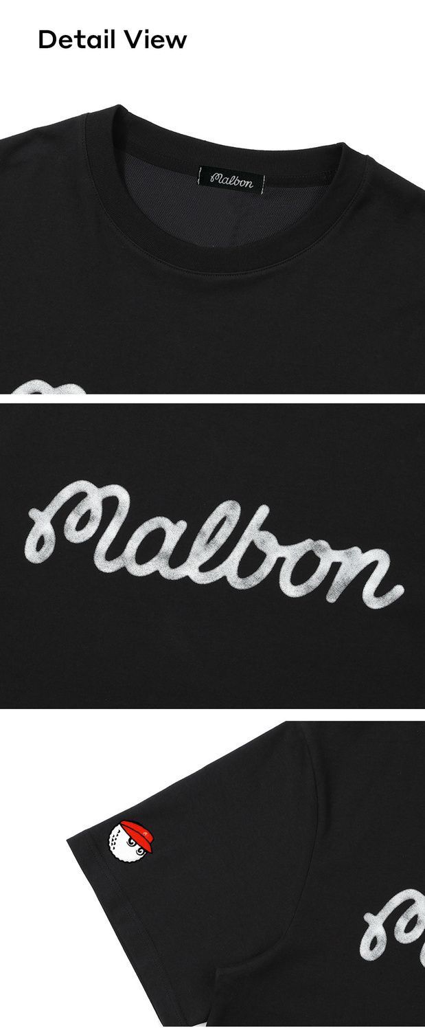 말본 Malbon golf 골프 웨어 티셔츠