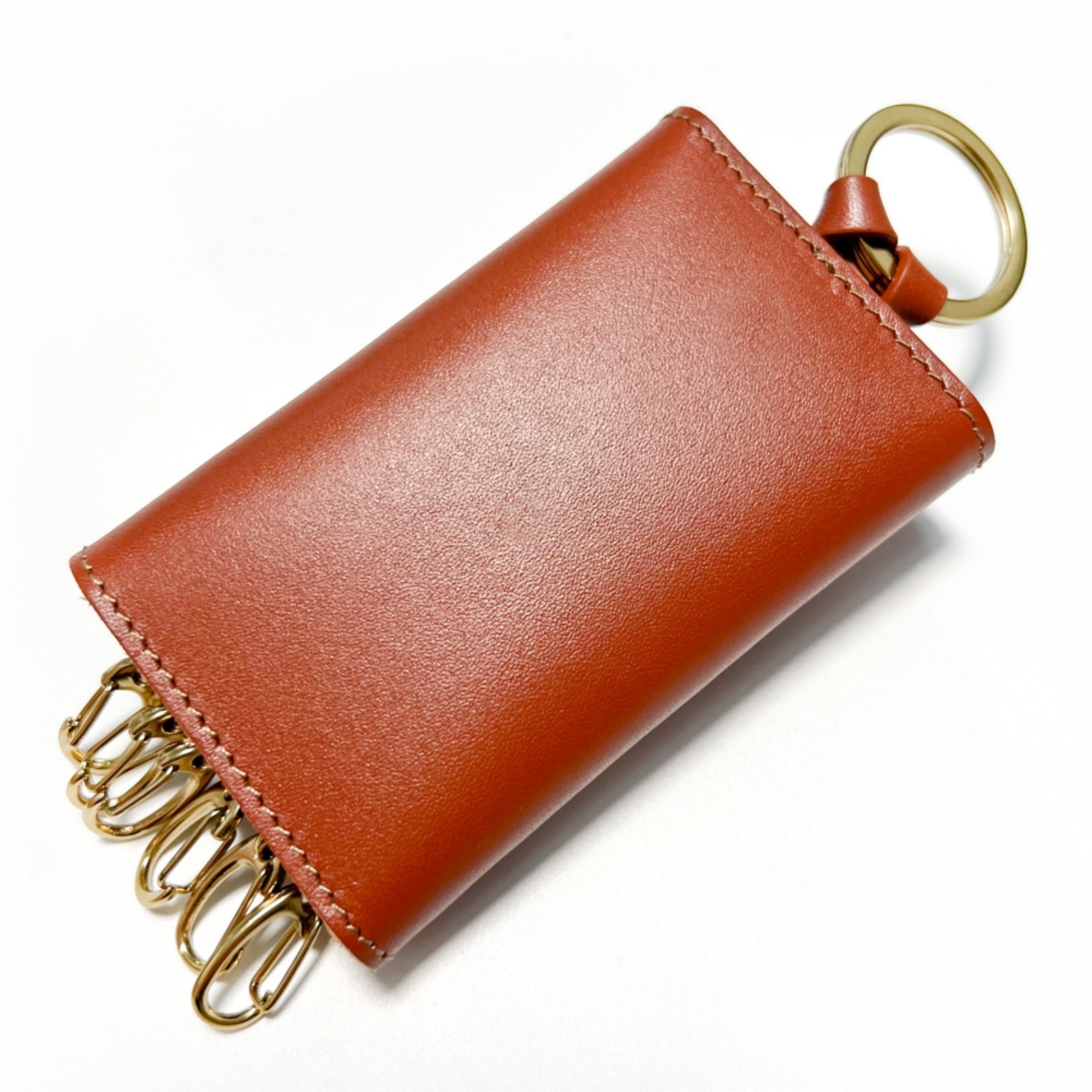 イルビゾンテ iL Bisonteキーケース SKH045 PG0001レザーキーケース スマートキー 6連 キーリング付き カードケース付き キーホルダー メンズ レディース ユニセックス 本革 プレゼント 